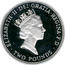 UK Two Pounds 50th Anniversary - End of World War II 1995 Proof KM# 970a ELIZABETH∙II∙DEI∙GRATIA∙REGINA∙F∙D ∙ TWO POUNDS ∙ RDM coin obverse