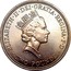 UK Two Pounds 50th Anniversary of the United Nations 1995 KM# 971 ELIZABETH∙II∙DEI∙GRATIA∙REGINA∙F∙D ∙ TWO POUNDS ∙ RDM coin obverse
