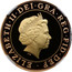 UK Two Pounds Rugby World Cup 1999 Proof KM# 999b ELIZABETH II DEI GRA REG FID DEF IRB coin obverse