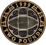 UK Two Pounds Rugby World Cup 1999 Proof KM# 999a 1999 TWO POUNDS coin reverse