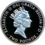 UK Two Pounds United Nations 1995 Proof KM# 971a ELIZABETH∙II∙DEI∙GRATIA∙REGINA∙F∙D ∙ TWO POUNDS ∙ RDM coin obverse