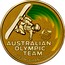 Australia 1 Dollar XXIII Olympic Winter Games Pyeongchang 2018 Frosted Unc AUSTRALIAN OLYMPIC TEAM PYEONGCHANG 2018 coin reverse