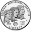 USA $1 Girl Scouts of the USA 2013 W KM# 552 COURAGE CONFIDENCE CHARACTER LIBERTY IN GOD WE TRUST 100 coin obverse