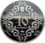 Ukraine 10 Hryven 500 Years of the Magdeburg Right in Kyiv 1999 Proof KM# 87 УКРАЇНА 10 ГРИВЕНЬ 1999 AG 925 31.1 coin obverse