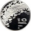 Ukraine 10 Hryven Ice Dancing 2001 Proof KM# 131 УКРАЇНА AG 925 31.1 10 ГРИВЕНЬ 2001 coin obverse