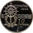 Ukraine 10 Hryven Icebreaker Captain Belousov 2004 Proof KM# 224 УКРАЇНА 2004 10 ГРИВЕНЬ AG 925 31.1 coin obverse