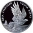 Ukraine 10 Hryven Steppe Eagle (Aquila Rapax) 1999 Proof KM# 90 ОРЕЛ СТЕПОВИЙ AQUILA RAPAX coin reverse