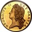UK 2 Guineas George II Pattern 1733 KM# Pn37 GEORGIVS∙II ∙ DEI∙GRATIA∙ coin obverse