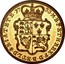 UK 2 Guineas George II Pattern 1733 KM# Pn37 M∙B∙F∙ET∙H∙REX∙F∙D∙B∙ET∙L∙D∙S∙R∙I∙A∙T∙ET∙E∙17 33∙ coin reverse