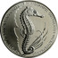 Ukraine 2 Hryvni Seahorse Hippocampus 2003 KM# 168 МОРСКИЙ КОНИК ЧОРНОМОРСЬКИЙ HIPPOCAMPUS GUTTULATUS MICROPHANUS coin reverse