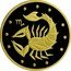 Ukraine 2 Hryvni (Signs of the Zodiac Scorpio) KM# 451 - coin reverse