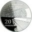 Ukraine 20 Hryven Ukrainian Railways 2011 Proof KM# 637 НАЦІОНАЛЬНИЙ БАНК УКРАЇНИ 2011 20 ГРИВЕНЬ coin obverse