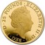 UK 25 Pounds Britannia with Lion 2016 25 POUNDS ELIZABETH II D G REG F D J.C coin obverse