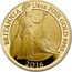 UK 25 Pounds Britannia with Lion 2016 BRITANNIA 1/4 OZ FINE GOLD 999.9 2016 SZ coin reverse
