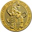 UK 25 Pounds Queen's Beasts The Lion 2016 LION OF ENGLAND 1/4 OZ FINE GOLD 999.9 2016 JC coin reverse
