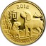 Australia 5 Dollars Lunar Year of the Dog 2018 2018 1/20 OZ .9999 AU coin reverse