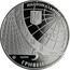 Ukraine 5 Hryven 100 Years Kyiv National Economic University 2006 Proof KM# 390 НАЦІОНАЛЬНИЙ БАНК УКРАЇНИ 2006 AG 925 15.55 5 ГРИВЕНЬ coin obverse