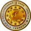 Ukraine 5 Hryven 60 Years of the Council of Europe 2009 KM# 548 НАЦІОНАЛЬНИЙ БАНК УКРАЇНИ 2009 П'ЯТЬ ГРИВЕНЬ coin obverse