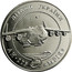 Ukraine 5 Hryven Antonov AN-225 Airplane 2002 KM# 152 ЛІТАКИ УКРАЇНИ АН-225 "МРІЯ" coin reverse