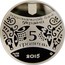 Ukraine 5 Hryven Lunar (Year of the Goat) 2015 Proof KM# 773 НАЦІОНАЛЬНИЙ БАНК УКРАЇНИ П'ЯТЬ ГРИВЕНЬ AG 925 15,55 2015 coin obverse