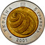 Ukraine 5 Hryven On the Verge of Millenniums 2001 KM# 107 УКРАЇНА 5 ГРИВЕНЬ 2001 coin obverse