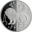 Ukraine 5 Hryven Signs of the Zodiac Leo 2008 Proof KM# 506 СУЗІР'Я ЛЕВА coin reverse