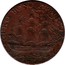 UK Half Penny (Yorkshire - Hull / Arms - Ship) PRO BONO PUBLICO 1794 coin reverse