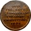 USA Halfpenny 1694 KM# Tn8.1 Elephant Tokens GOD PRESERVE: CAROLINA: AND THE: LORDS: PROPRIETORS 1694 coin reverse