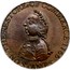 USA Halfpenny 1766 KM# Tn24 William Pitt tokens THE RESTORE OF ∙ COMMERCE NO STAMPS coin obverse