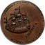USA Halfpenny 1766 KM# Tn24 William Pitt tokens THANKS ∙ TO ∙ THE ∙ FRIENDS ∙ OF ∙ LIBERTY ∙ AND ∙ TRADE ∙ AMERICA coin reverse