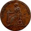 UK Halfpenny Cheshire - Macclesfield & Charles Roe Copper Works 1791  MACCLESFIELD HALFPENNY 1791 coin reverse