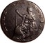 UK Halfpenny John Howard - Rule Britannia ND (1780-) Estimate RULE BRITANNIA coin reverse