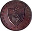 UK Halfpenny (Lancashire - John of Gaunt) LANCASTER HALFPENNY. 1794 coin reverse