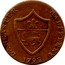 UK Halfpenny Lancashire - Lancaster 1792  LANCASTER HALFPENNY 1792 coin reverse