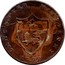 UK Halfpenny (Lancashire - Lancaster / John of Gaunt (Lettered edge)) LANCASTER HALFPENNY 1792 coin reverse