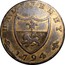 UK Halfpenny (Lancashire - Lancaster / John of Gaunt) * HALFPENNY * 1794 coin reverse