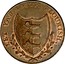 UK Halfpenny (Norfolk - Yarmouth / W. Absolon) LET YARMOUTH FLOURISH. coin reverse