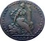 UK Halfpenny Warwickshire - Birmingham / Mining & Copper Co. 1793  BIRMINGHAM MINING AND COPPER COMPANY. 1793 coin obverse