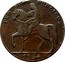 UK Halfpenny (Warwickshire - Coventry / Lady Godiva) PRO BONO PUBLICO 1794 coin obverse