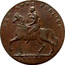 UK Halfpenny (Warwickshire - Lady Godiva) PRO BONO PUBLICO 1793 coin obverse