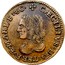 USA Penny (Denarium) Lord Baltimore 1659 KM# 1 CAECILIVS : Dns : TERRAE - MARIAE : &C ∙ coin obverse