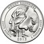 USA Quarter Dollar Mount Rushmore National Memorial 2013 S Proof KM# 546a MOUNT RUSHMORE SOUTH DAKOTA 2013 E PLURIBUS UNUM coin reverse
