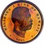 USA 1/2 D 1883 Proof KM# 6a Hawaii KALAKAUA I KING OF HAWAII coin obverse