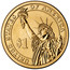 USA $1 Abraham Lincoln 2010 P KM# 478 UNITED STATES OF AMERICA $1 coin reverse