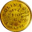 USA 5 Dollars 1834 KM# 96.1 Christopher Bechtler (North Carolina) CAROLINA GOLD. 20 CARATS AUGUST 1.1834 140. G. coin reverse