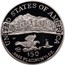 USA $50 American Eagle 2002 W Proof KM# 341 UNITED STATES OF AMERICA .9995 PLATINUM 1/2 OZ. $50 W coin reverse