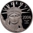 USA $50 American Eagle 2004 W Proof KM# 366 LIBERTY 2004 IN GOD WE TRUST E PLURIBUS UNUM coin obverse