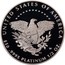 USA $50 American Eagle 2005 W Proof KM# 379 UNITED STATES OF AMERICA $50 .9995 PLATINUM 1/2 OZ. coin reverse
