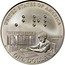 USA Dollar Louis Braille Birth Bicentennial 2009 P KM# 455 UNITED STATES OF AMERICA ONE DOLLAR E PLURIBUS UNUM INDEPENDENCE coin reverse