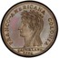USA Half Dollar 1796 KM# Tn87.1a Castorland FRANCO - AMERICANA COLONIA CASTORLAND coin obverse